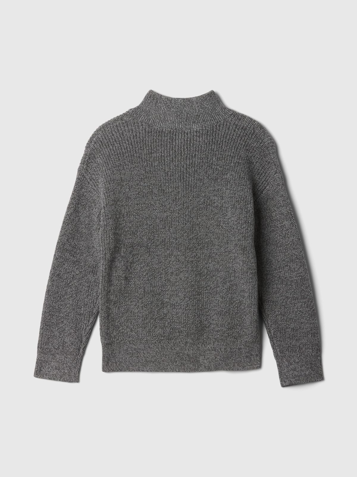 Γκρι babyGap Πουλόβερ με μισό Φερμουάρ-515180000