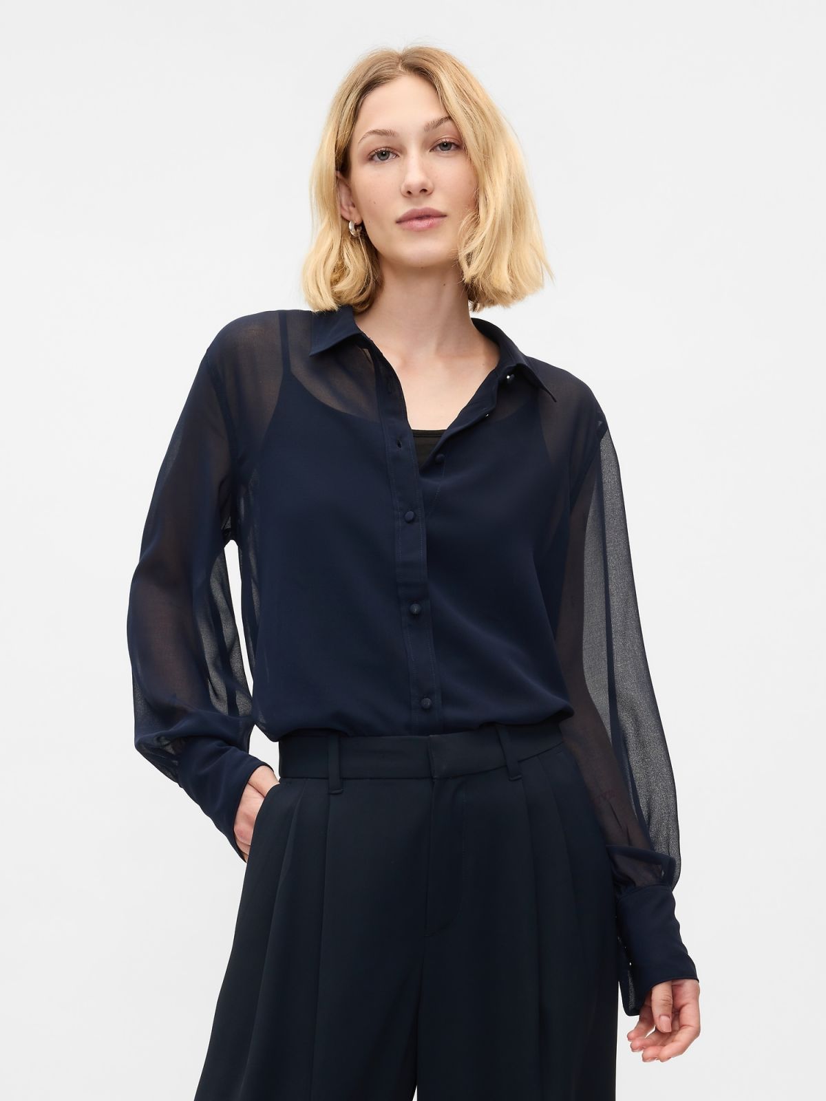 Sheer Shirt-519843000