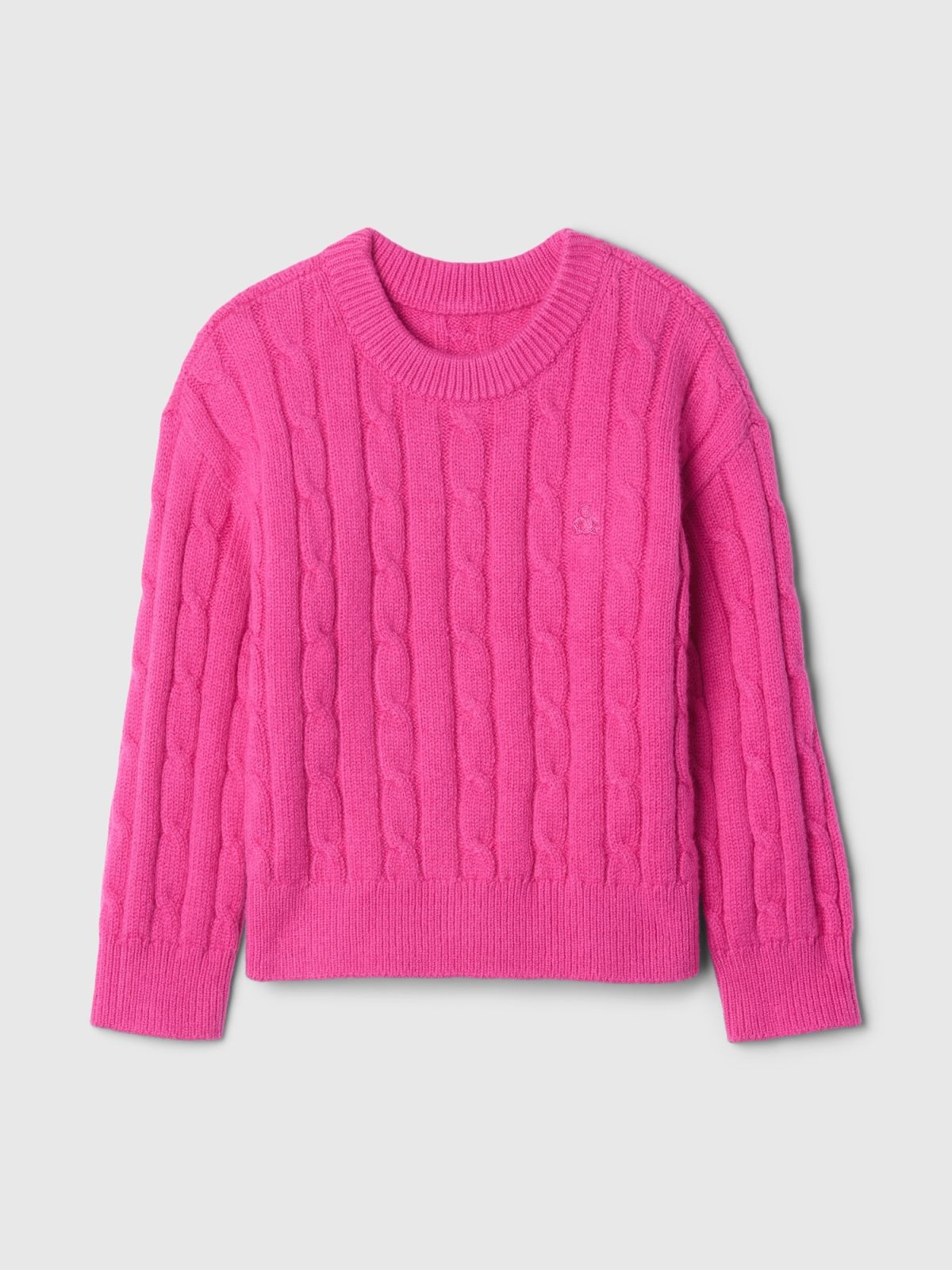 Ροζ babyGap CashSoft Cable-Knit Πουλόβερ-525536004