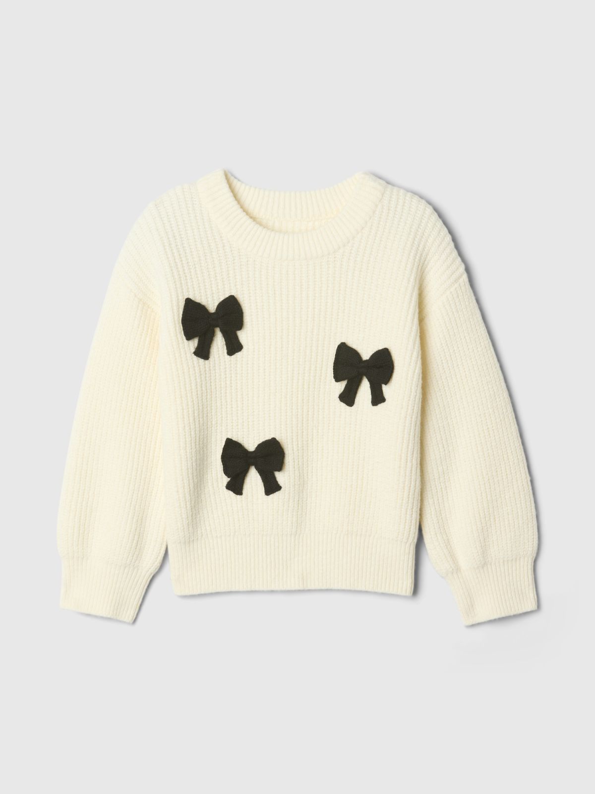 Άσπρο babyGap CashSoft Bow Πουλόβερ-607671000