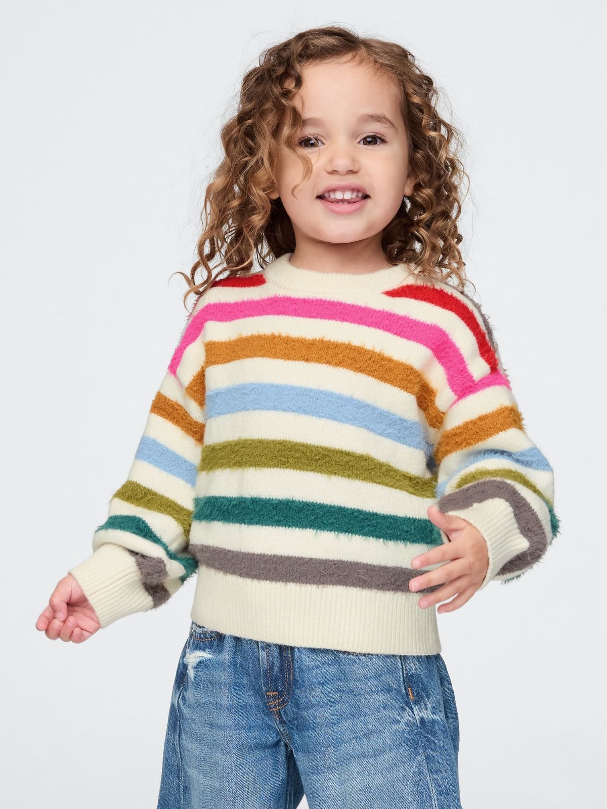 Πολύχρωμο babyGap CashSoft Cable-Knit Πουλόβερ-525536005