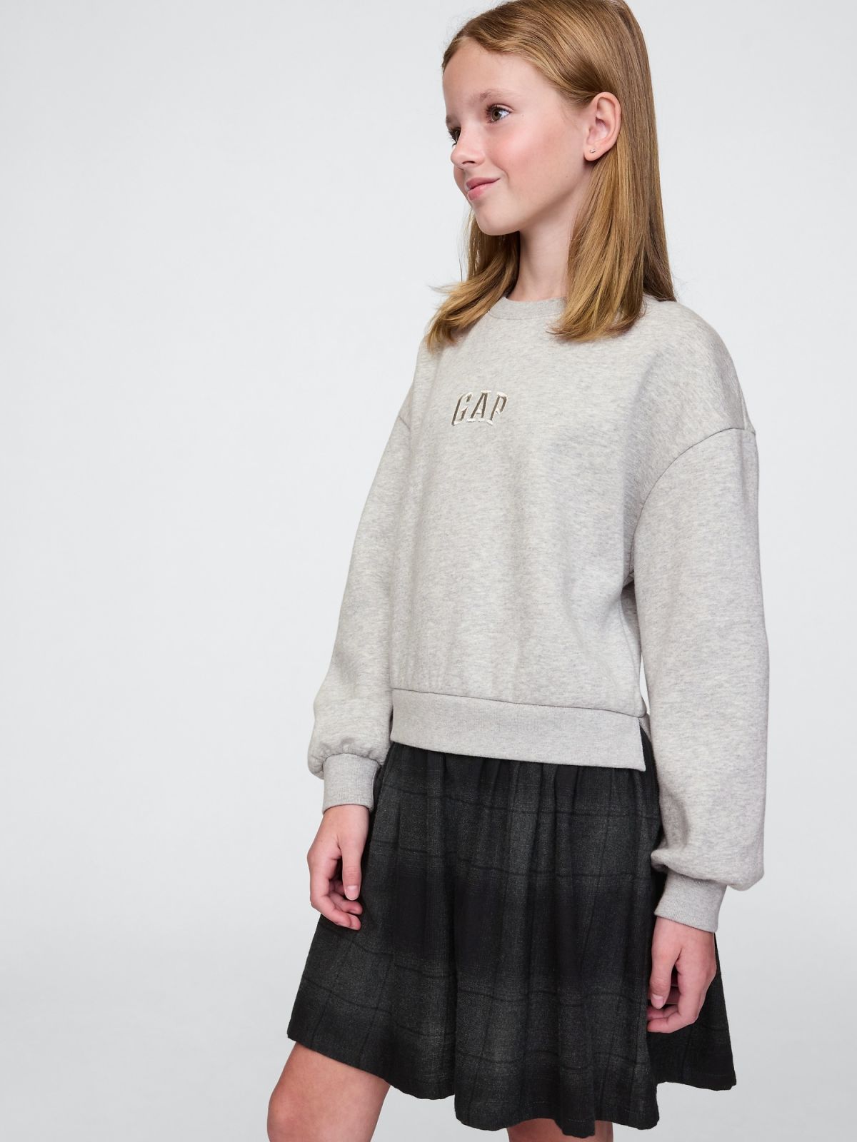 Gap × Disney Kids 2-in-1 Vintage Soft Sweatshirt Dress-602214002