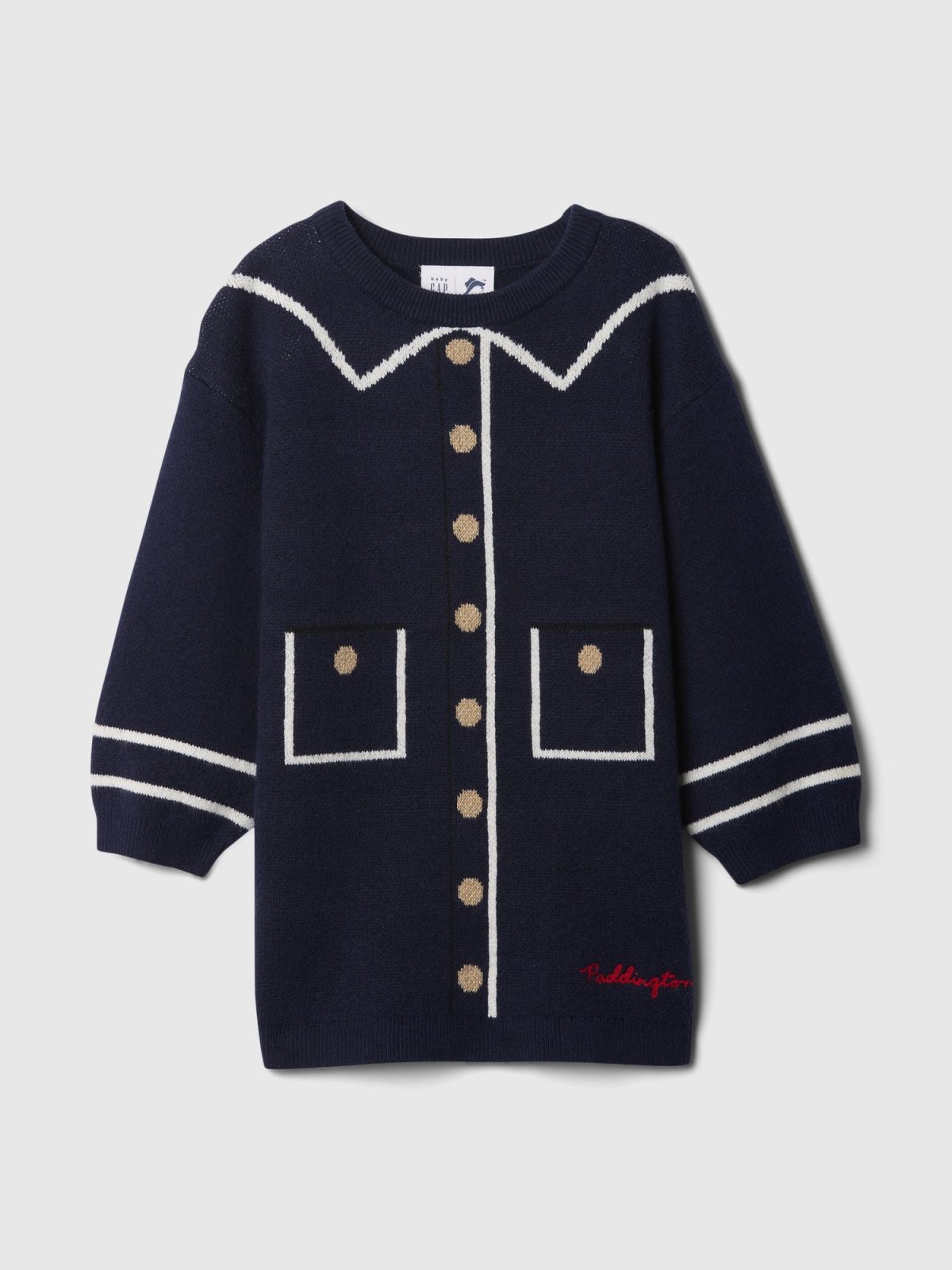 Μπλε babyGap Paddington CashSoft Πουλόβερ Φόρεμα-646805000