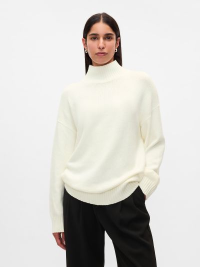 CashSoft Mockneck Sweater-483757011