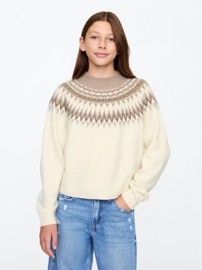 Kids Fair Isle Sweater-602509001