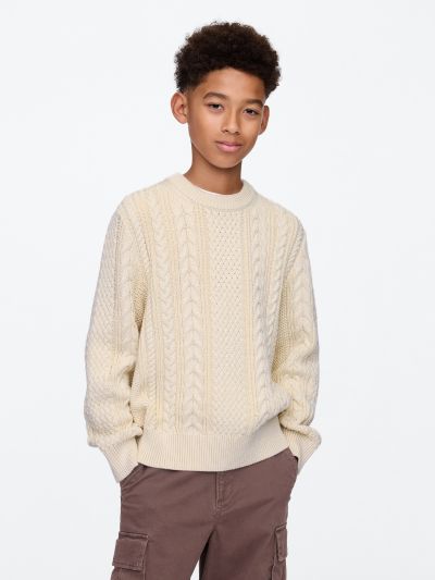 Kids Classic Cable-Knit Sweater-604712000