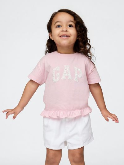 Baby & Toddler Logo Ruffle T-Shirt-778425000