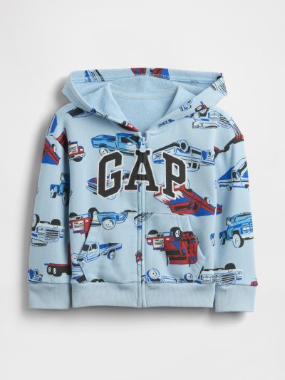 babyGap Relaxed Logo Zip Hoodie-781856000